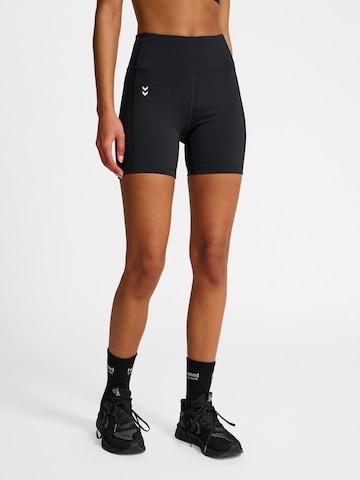 Hummel Skinny Sportsbukser 'Hiit Impact' i sort: forside