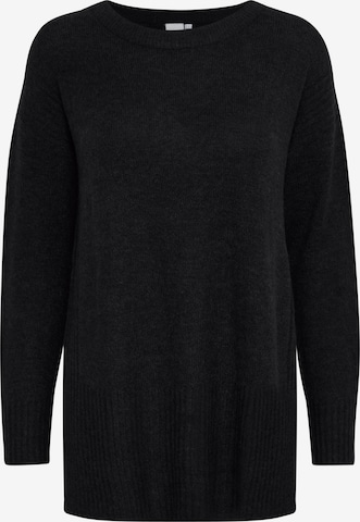 ICHI Sweater 'Kamara' in Black: front