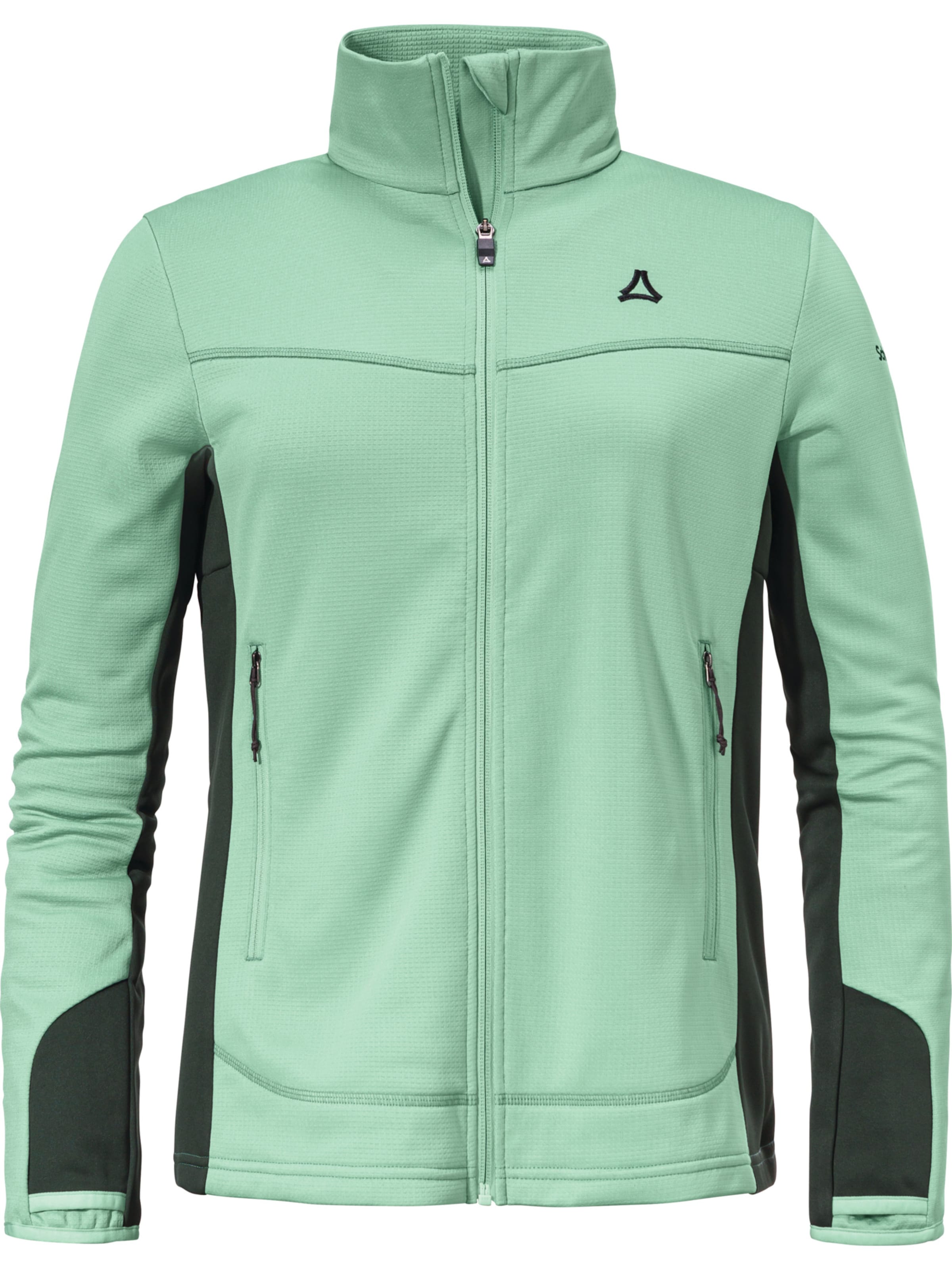 Veste en polaire fonctionnelle 'Milagle' Schöffel en vert : devant