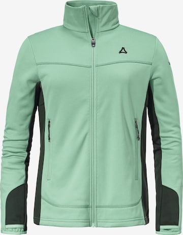 Veste en polaire fonctionnelle 'Milagle' Schöffel en vert : devant