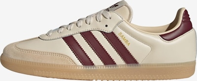 ADIDAS ORIGINALS Sneaker 'Samba' in 35,5 in beige / weinrot / offwhite, Produktansicht