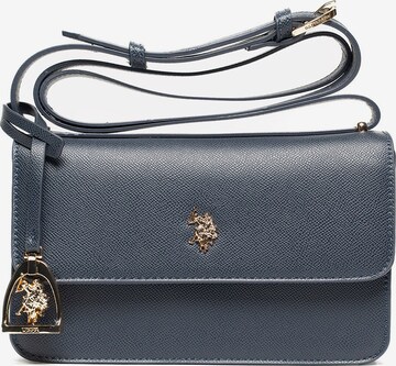 Borsa a spalla di U.S. POLO ASSN. in blu: frontale