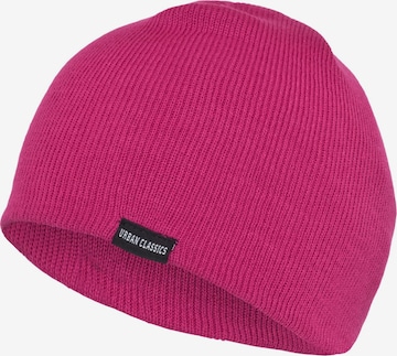 Urban Classics Beanie in Pink: front