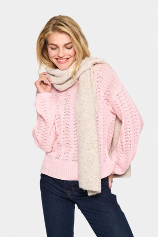 Écharpe 'AgitaSZ' SAINT TROPEZ en beige : devant