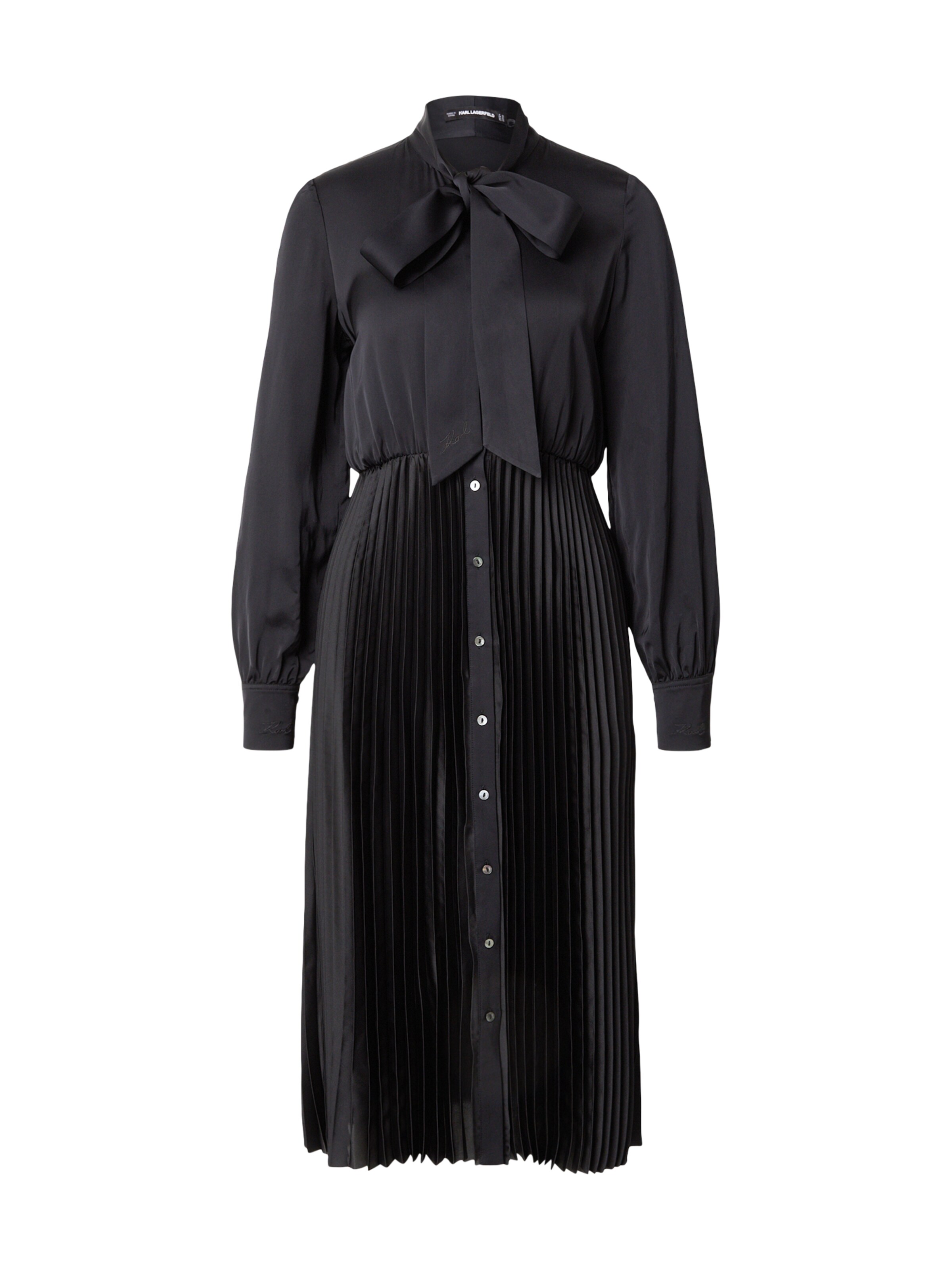 Karl Lagerfeld Kleid in Schwarz: Vorderseite