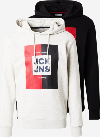 JACK & JONES Sweatshirt 'OSCAR' in Black: front