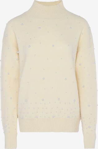 faina Sweater in Beige: front