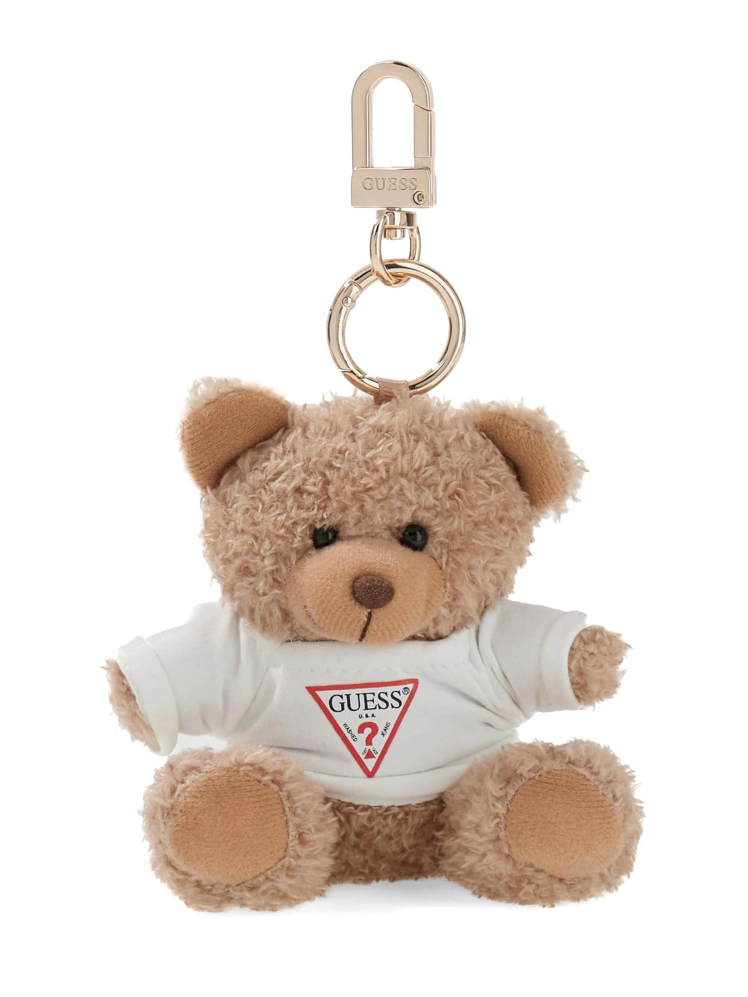 GUESS Key Ring in Brown: front