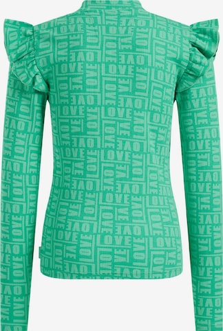 WE Fashion Majica | zelena barva