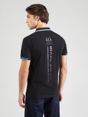 CAMP DAVID Shirt in Black: front