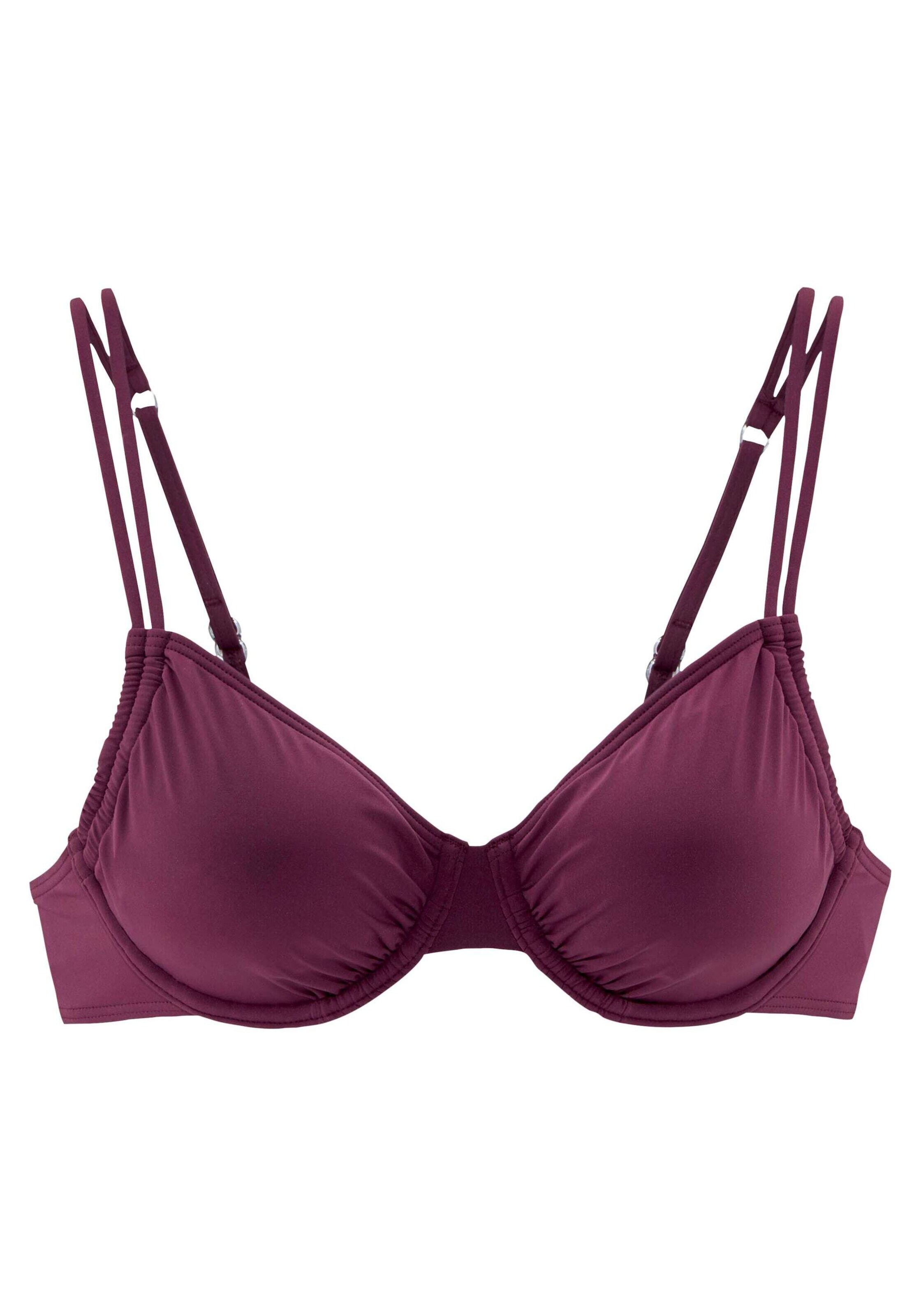 Hauts de bikini LASCANA en violet : devant
