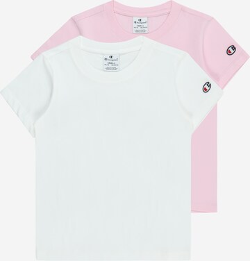 Champion Authentic Athletic Apparel Shirt in Roze: voorkant