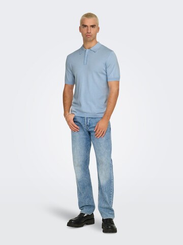 Only & Sons Sweater 'ONSWYLER' in Blue