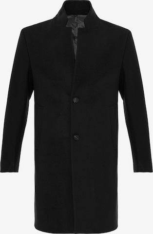 Antioch Between-seasons coat in Black: front