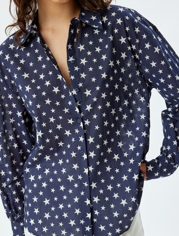 Koton Bluse in Blau