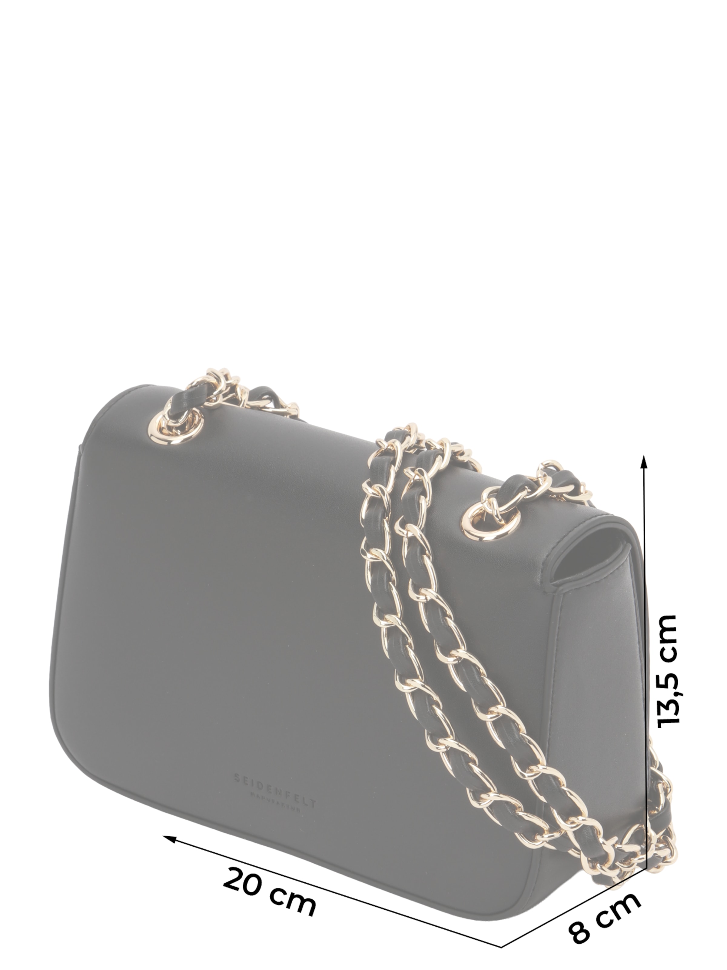 Seidenfelt Torba na ramię 'Lilla Edet' w kolorze czarny