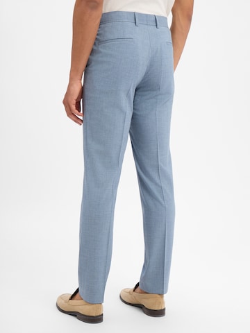 Coupe slim Pantalon à plis 'H-Genius' BOSS en bleu