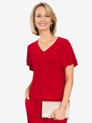 Goldner Shirt in Rood