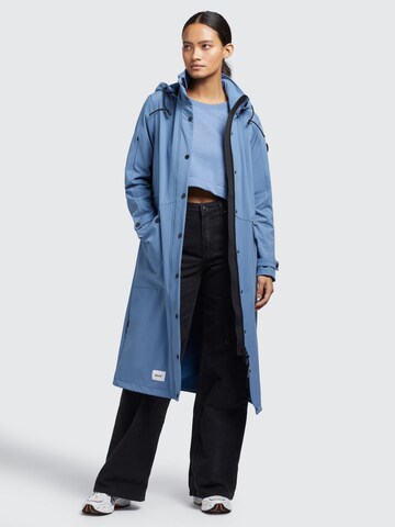 khujo Between-Seasons Coat in Blue