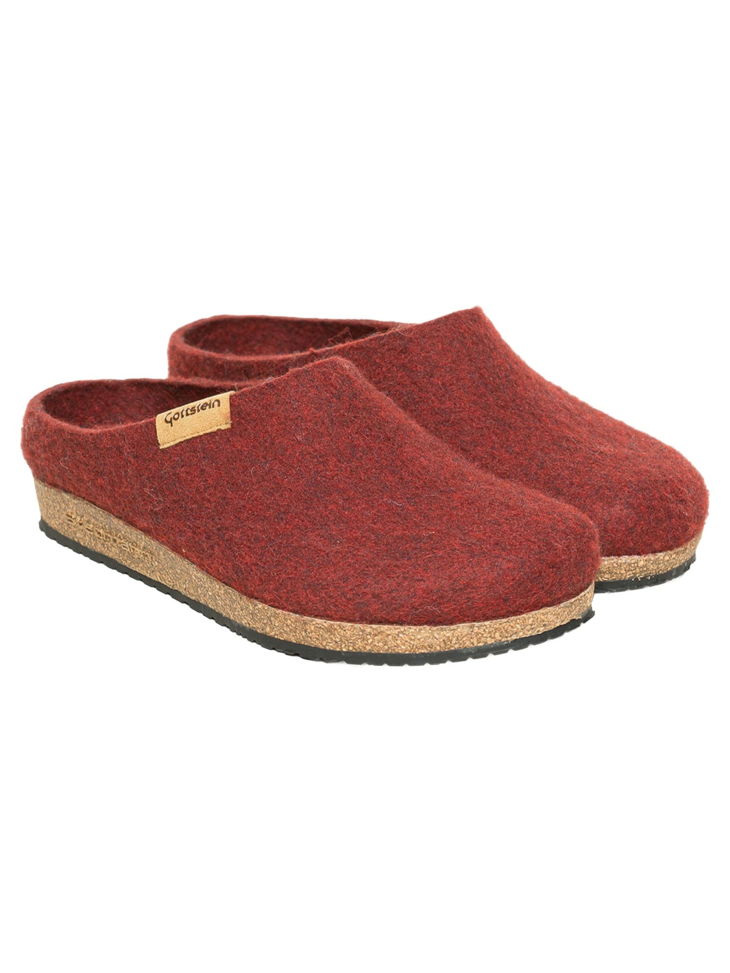 Stegmann Clogs 'RE Filz' in Red