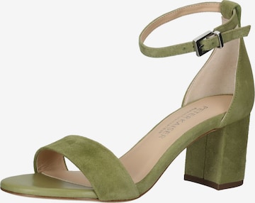 PETER KAISER Strap Sandals in Green: front