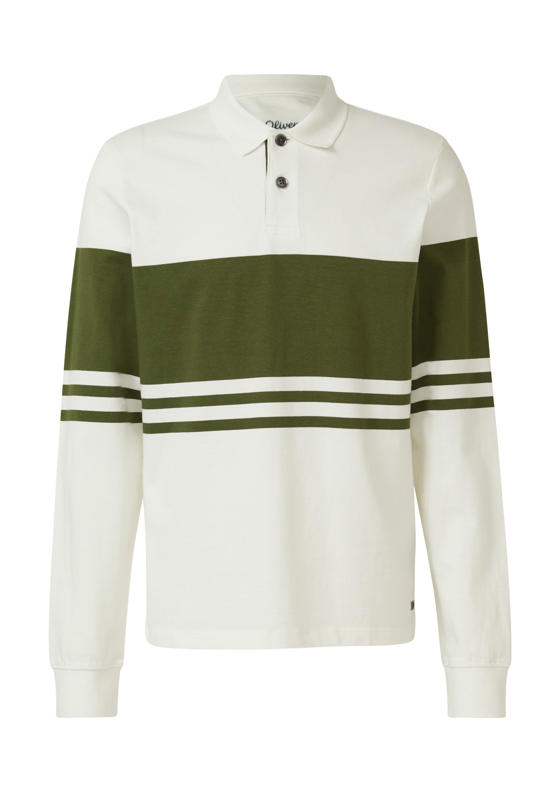 Sweat-shirt s.Oliver en blanc : devant