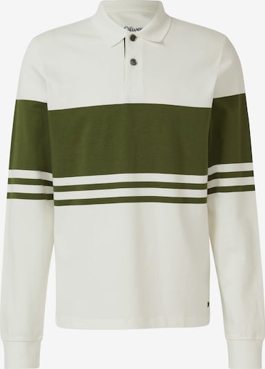 s.Oliver Sweater majica veličine XXXL u maslinasta / bijela, Pregled proizvoda