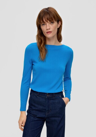 Pull-over s.Oliver en bleu : devant