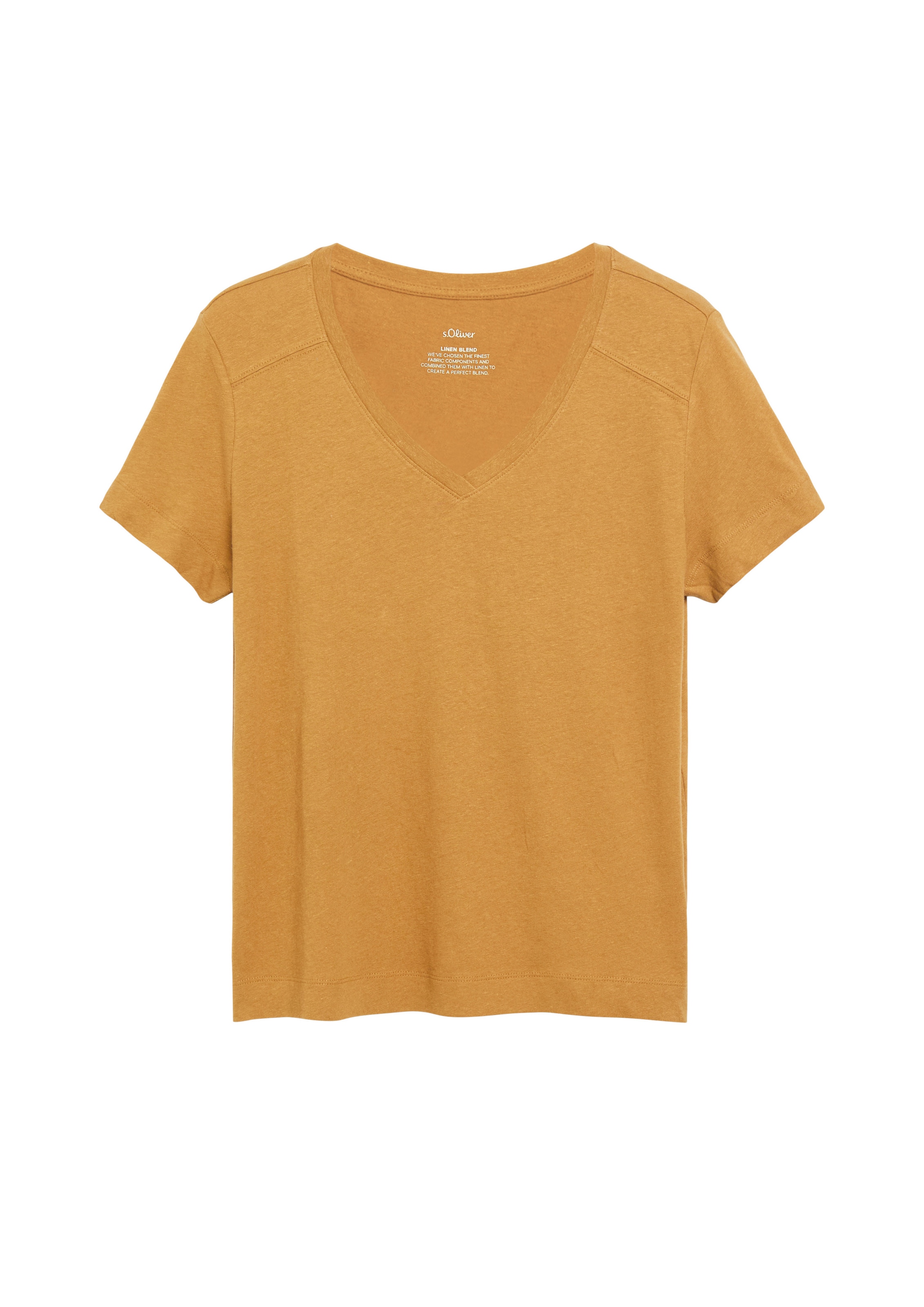 s.Oliver T-Shirt in Gelb: Vorderseite