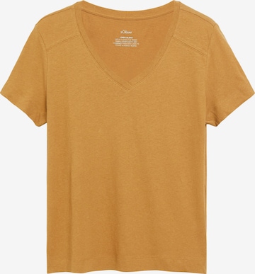 s.Oliver T-Shirt in Gelb: Vorderseite