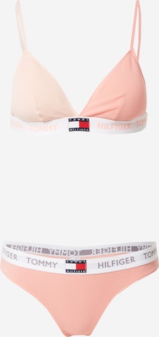 Ensemble de linge Tommy Hilfiger Underwear en orange : devant