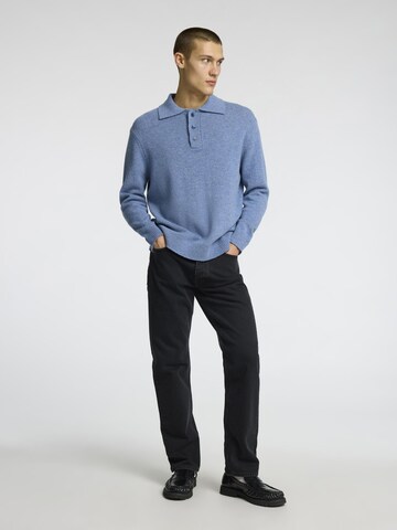 SELECTED HOMME Regular Jeans 'SLH196' in Schwarz