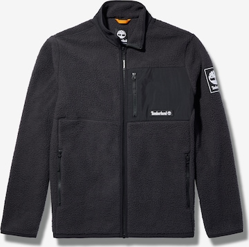 TIMBERLAND Fleece Jacket in Black: front