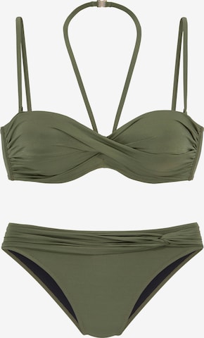 LASCANA Bikini in Green: front