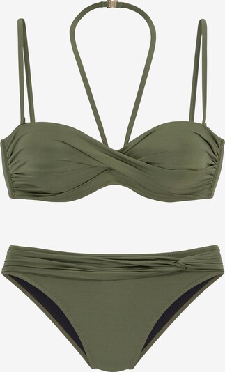 Costum de baie două piese pe L/A LASCANA pe oliv, Vizualizare produs
