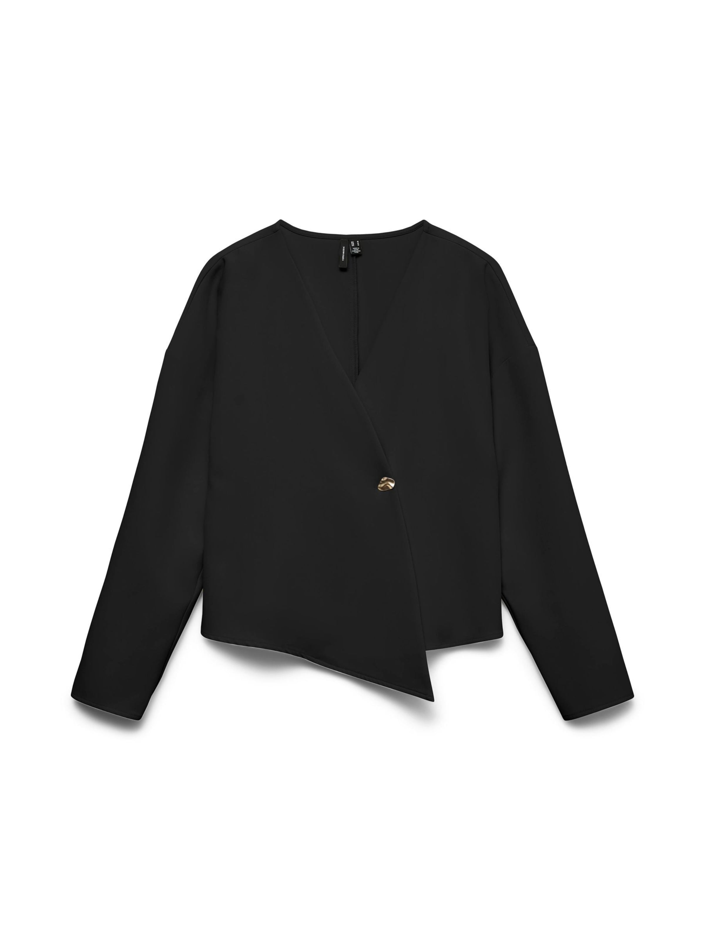 VERO MODA - Blusa en negro: frente