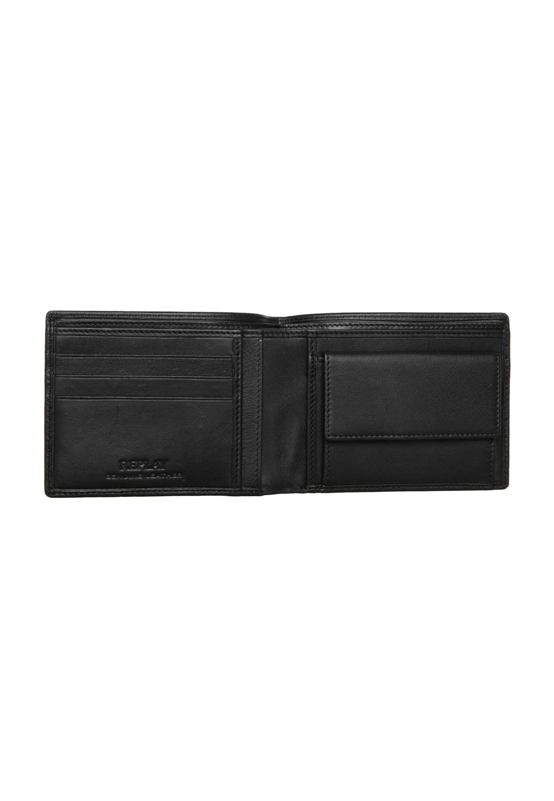 REPLAY Wallet in Black