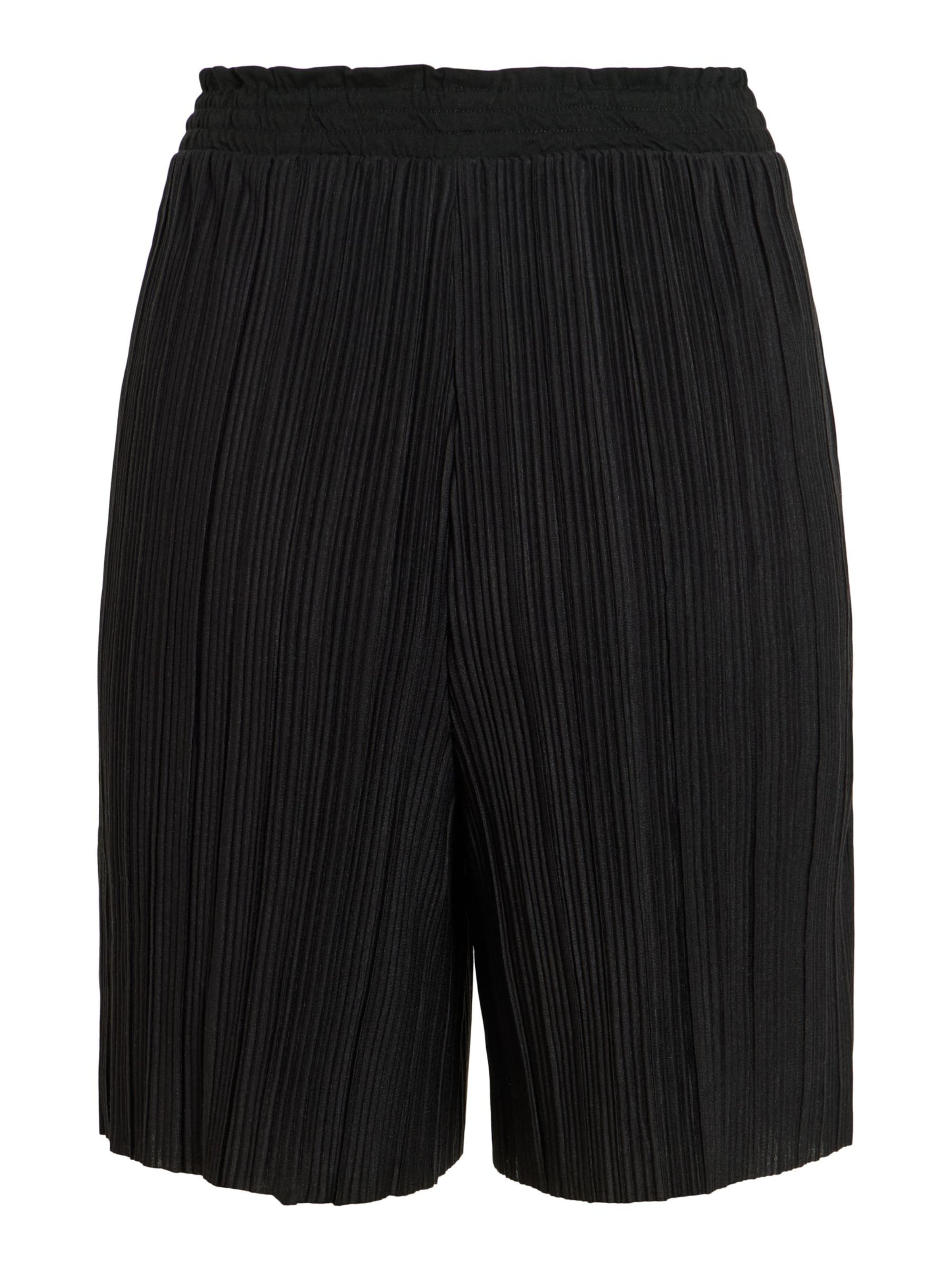 Regular Pantalon 'VIPlis' VILA en noir