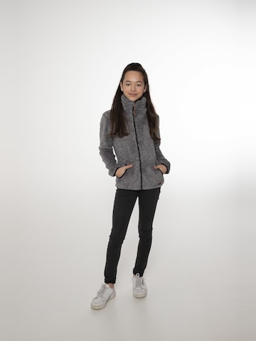 PROTEST Fleecejacke 'RIRI JR' in Grau: Vorderseite
