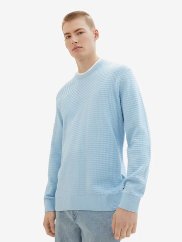 TOM TAILOR DENIM Pullover i blå: forside