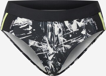 ESPRIT SPORT Athletic Bikini Bottoms in Black: front