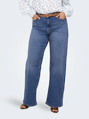 Loosefit Jean ONLY Carmakoma en bleu : devant
