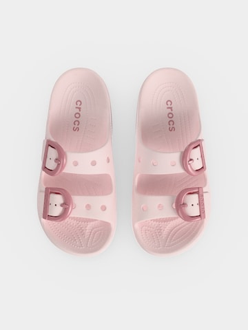 Crocs Μιούλ 'Saturday Enamel Buckle' σε ροζ