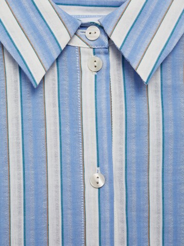 MANGO Broekpak 'Elsa' in Blauw