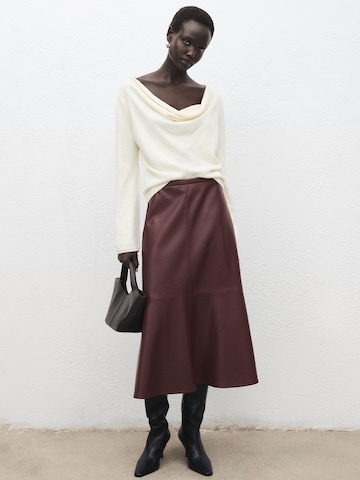 MANGO Rok 'PARIS' in Rood
