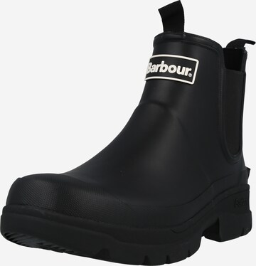 Chelsea Boots 'Nimbus' Barbour en noir : devant