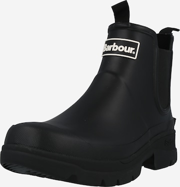 Barbour Chelsea boots 'Nimbus' in Zwart: voorkant