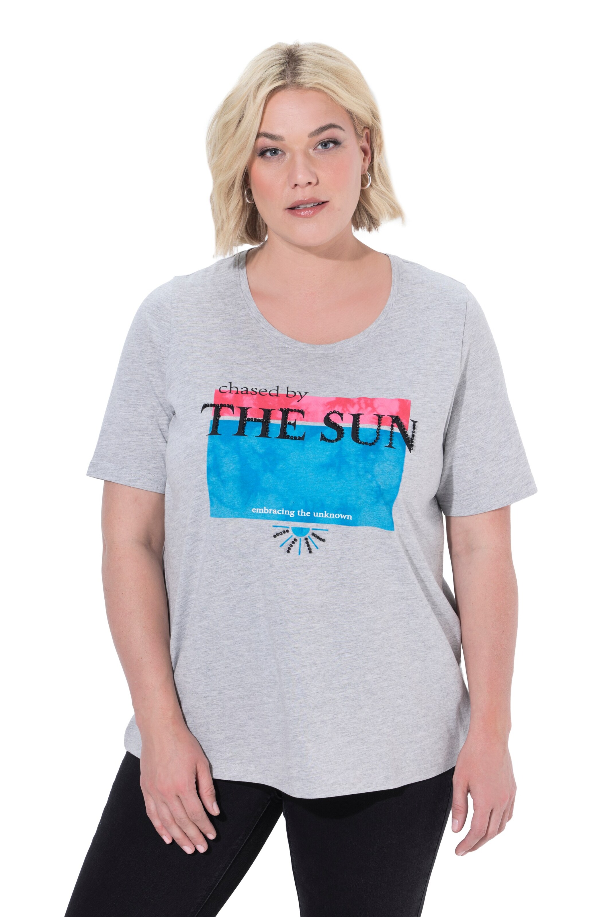 Ulla Popken Shirt in Grey: front