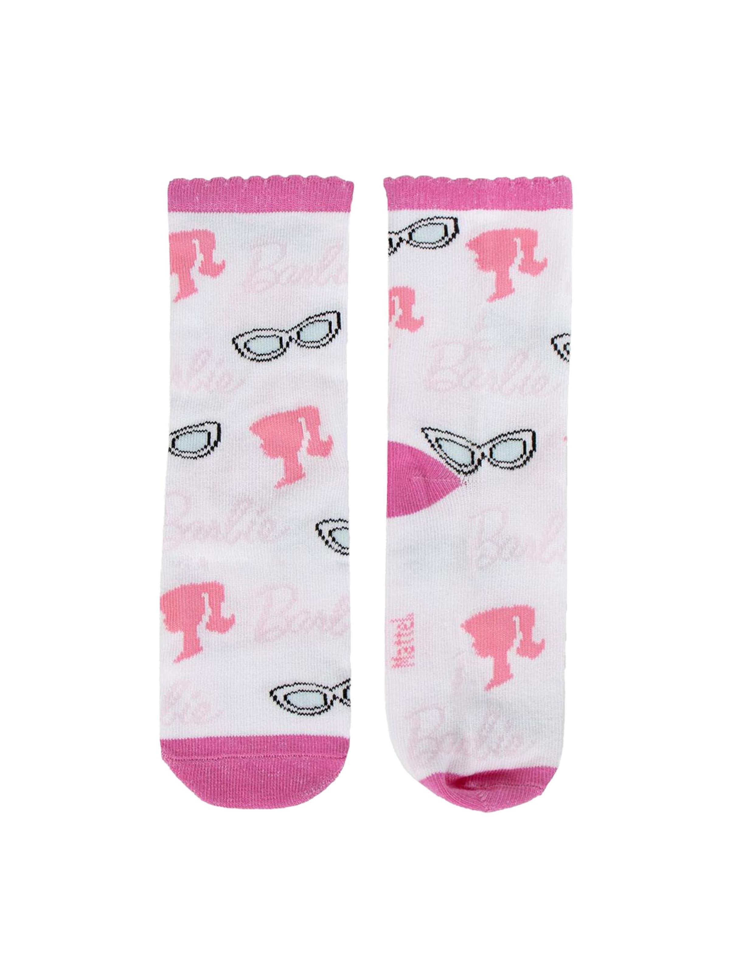 Chaussettes 'Socken Pack 3 Stück Barbie' DISNEY en mélange de couleurs