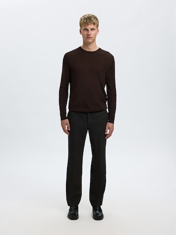 SELECTED Regular Pleated Pants 'SLHNEIL' in Green